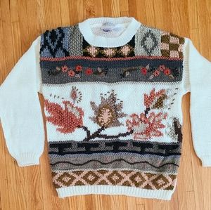 Adorable vintage Huntington Ridge Sweater. Cottage core style sweater